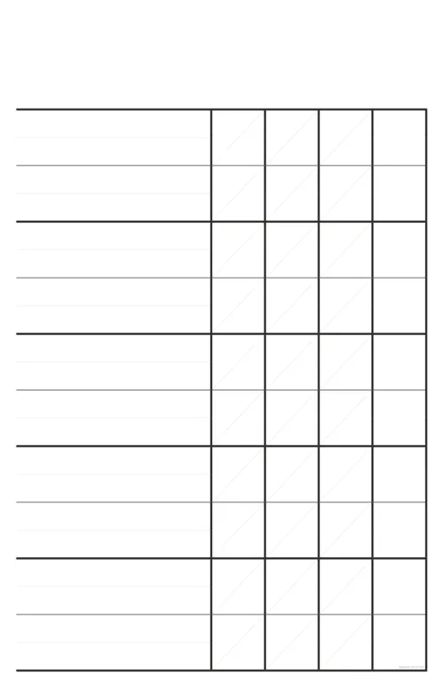 Posting generic score sheet for golf