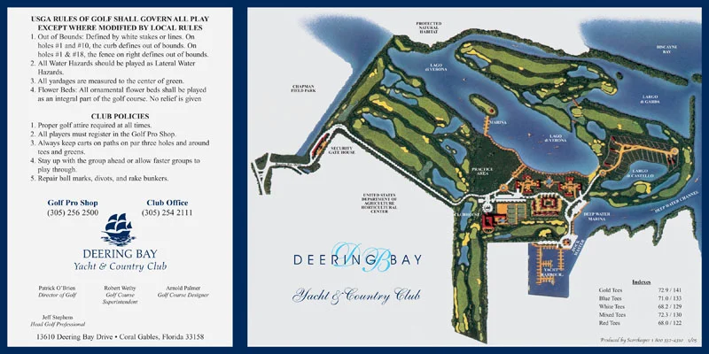 Deering Bay scorecard