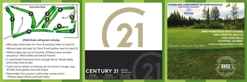 Bird Homestead GC scorecard