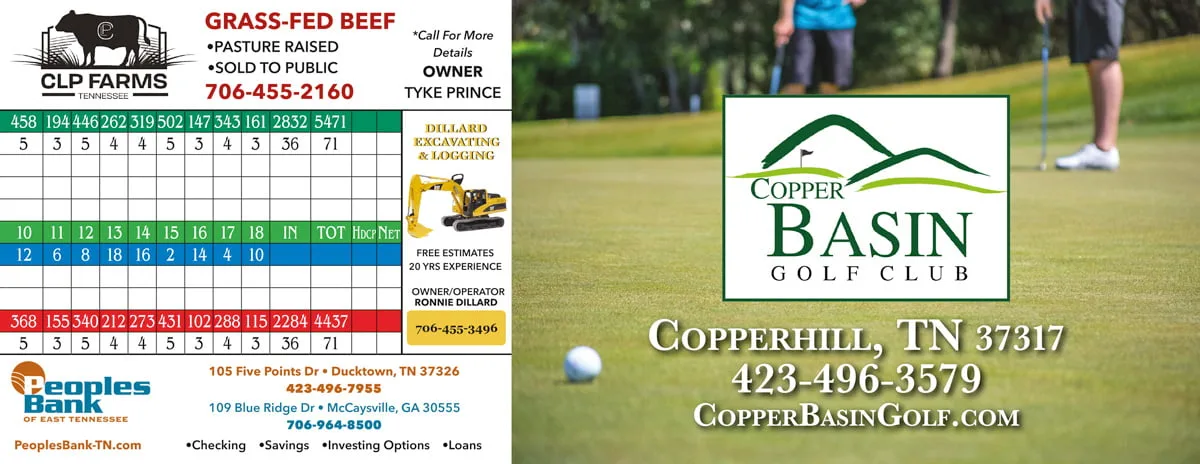 Copper Basin GC scorecard