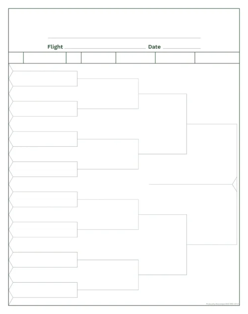 MatchPlay 16-player Score Sheet