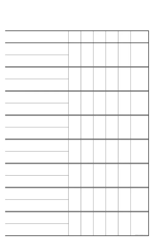 Member Guest Score Sheet