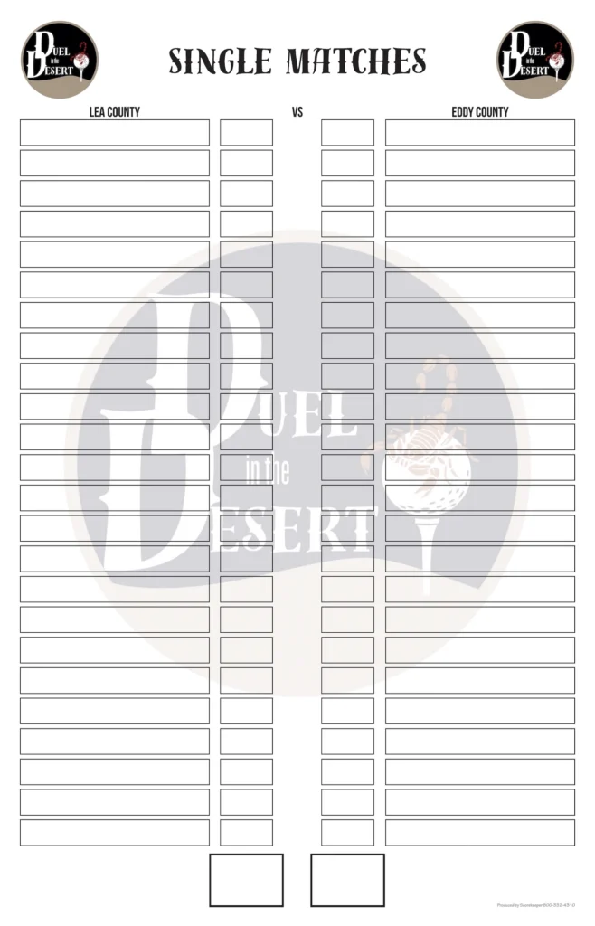 Duel In The Desert Single MatchPlay
